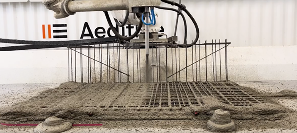 Aedetive shows off steel-reinforced retaining wall straight from the 3D printer 