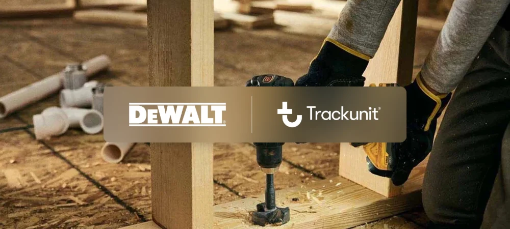 Trackunit and DEWALT partner to bring tool location intelligence to construction jobsites